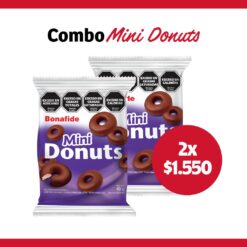 Combo Mini Donuts leche 2x1550