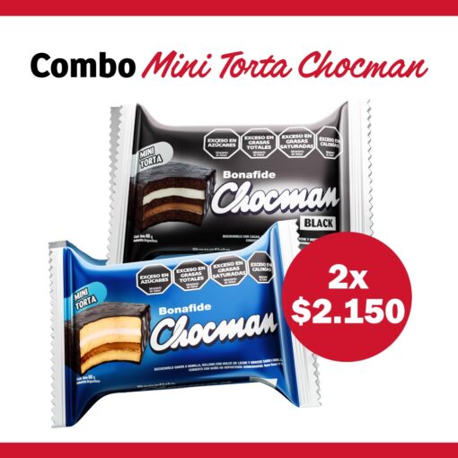 Combo Mini torta Chocman